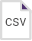 ícone de arquivo CSV